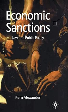 economic sanctions law and public policy 2009th edition k alexander 0230525555, 978-0230525559