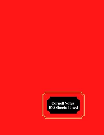 cornell notes plain red cover 1st edition andrea allen b09fc9j854, 979-8469766421