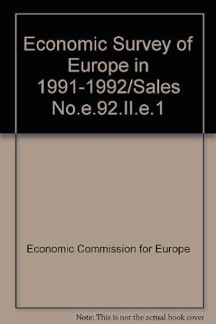 econ survey europe 1991 92 0th edition 1991 92 ed 9211165407, 978-9211165401