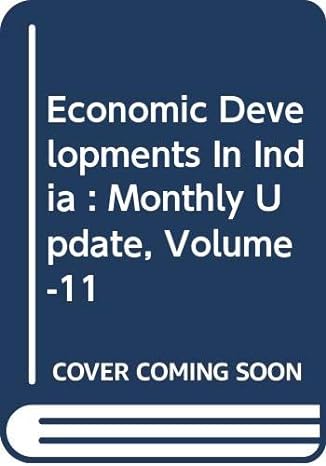 economic developments in india monthly update volume 11 1st edition editors raj kapila uma kapila 8171881491,