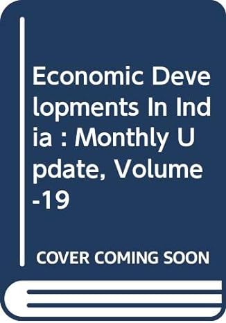 economic developments in india monthly update volume 19 1st edition editors raj kapila uma kapila 8171881629,