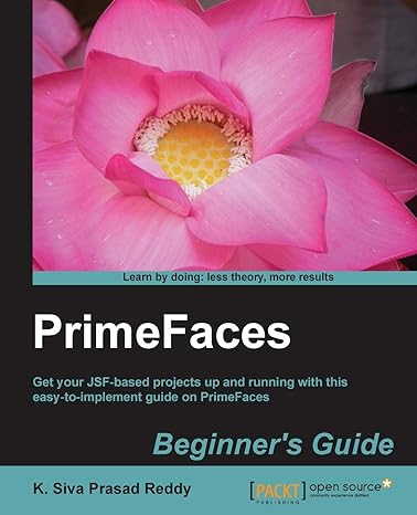 primefaces beginners guide 1st edition k siva prasad reddy 1783280697, 978-1783280698