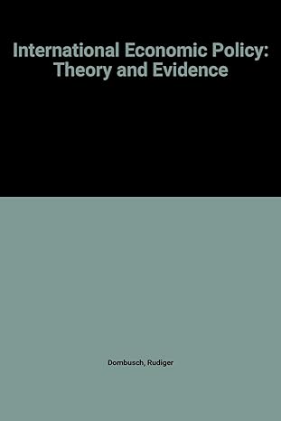 international economic policy theory and evidence 1st edition professor rudiger dornbusch 0801821320,