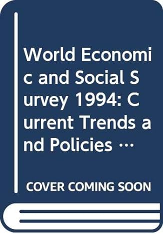 world economic survey 1994 1st edition 1994 ed 9211091284, 978-9211091281