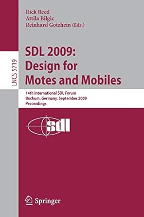 sdl 2009 design for motes and mobiles 1 international sdl forum bochum germany september 22 24 2009