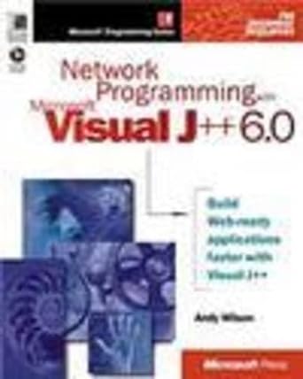 network programming with microsoft visual j++ 6 0 1st edition andy wilson 1572318554, 978-1572318557