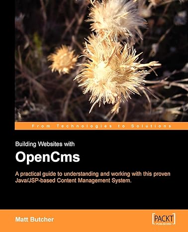 building websites with opencms 1st edition matt butcher 1904811043, 978-1904811046