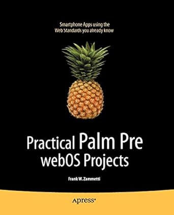 practical palm pre webos projects 1st edition frank zammetti 1430226749, 978-1430226741