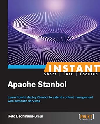 instant apache stanbol 1st edition reto bachmann gmur 1783281235, 978-1783281237