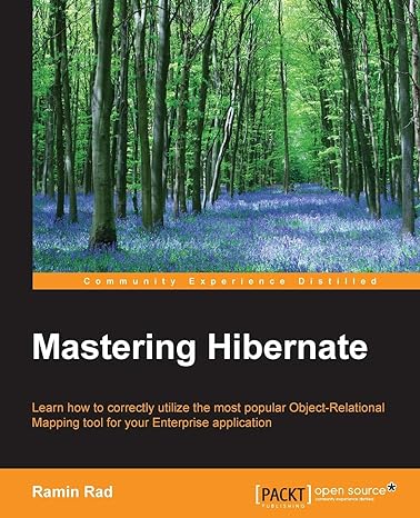 mastering hibernate 1st edition ramin rad 1782175334, 978-1782175339