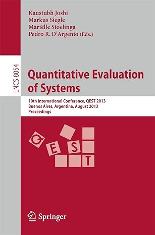 quantitative evaluation of systems 10th international conference qest 2013 buenos aires argentina august 27