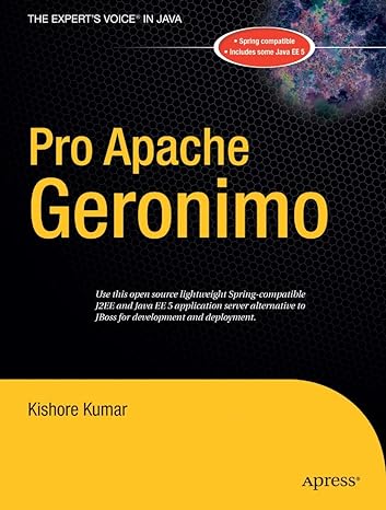 pro apache geronimo 1st edition kishore kumar 1590596420, 978-1590596425