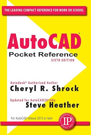 autocad pocket reference 6th edition cheryl r. shrock 0831134844, 978-0831134846