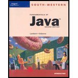 fundamentals of java comprehensive course 2nd edition kenneth lambert 061905963x, 978-0619059637