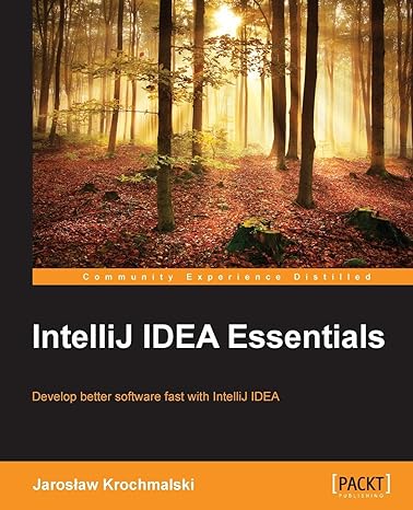 intellij idea essentials 1st edition jaroslaw krochmalski 1784396931, 978-1784396930