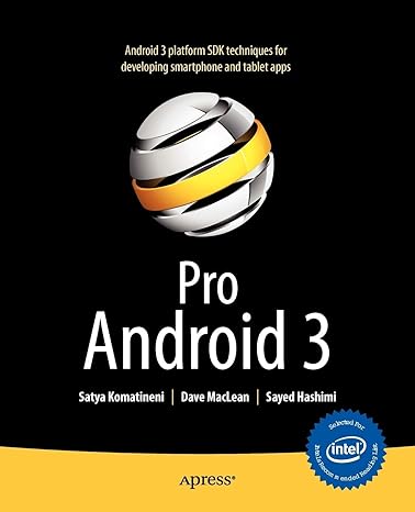 pro android 3 1st edition sayed hashimi ,satya komatineni ,dave maclean 1430232226, 978-1430232223