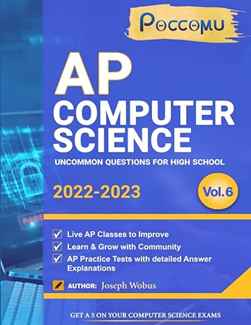 ap computer science test preparation book vol 06 stacks and queues practice test questions + answers with