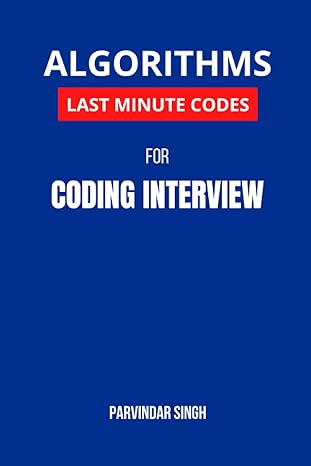 algorithms last minute codes for coding interview algorithm revision questions for cracking the coding