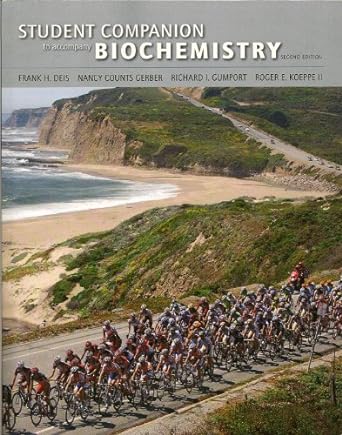 student companion to accompany biochemistry a short course 12th.7th.2011 edition frank h. deis ,jeremy m.