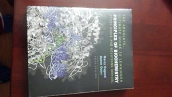 the absolute ultimate guide to lehninger principles of biochemistry 5th edition marcy osgood ,karen ocorr