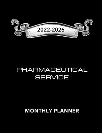 standard monthly planning 2022 2026 for pharmaceutical service students or professionals five years with