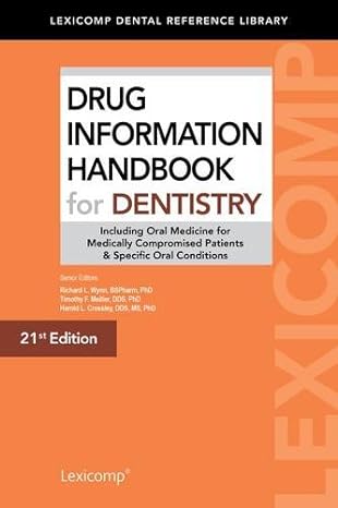 drug information handbook for dentistry 21st edition ph d wynn, richard l 1591953464, 978-1591953463