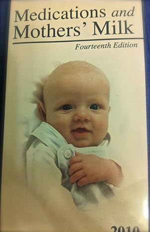 medications and mothers milk a manual of lactational pharmacology 1st edition thomas w hale 098233799x,