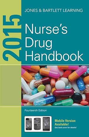 nurses drug handbook 2015 14th edition jones bartlett learning 1284054616, 978-1284054613