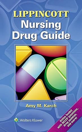 lippincott nursing drug guide 2015th edition amy karch ms rn 1469839377, 978-1469839370