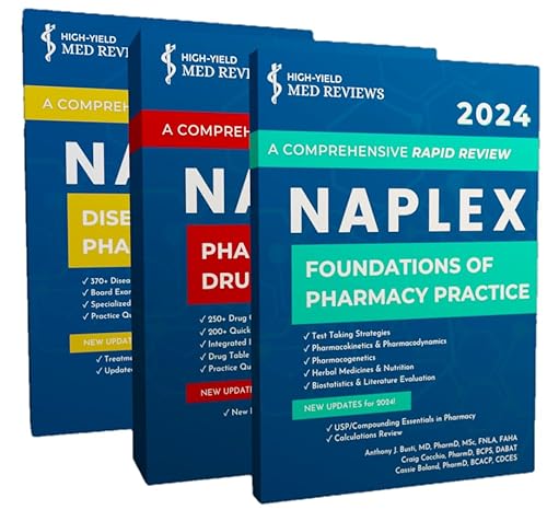 2024 naplex a comprehensive rapid review book series 2024th edition high yield med reviews ,anthony j busti