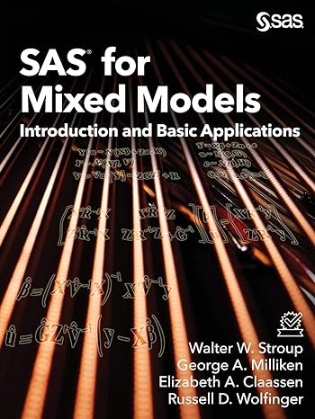 sas for mixed models introduction and basic applications 1st edition walter w stroup phd ,george a milliken