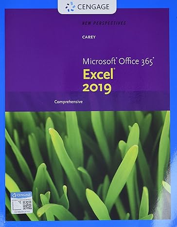 new perspectives microsoft office 365 and excel 2019 comprehensive 1st edition patrick carey 0357025768,
