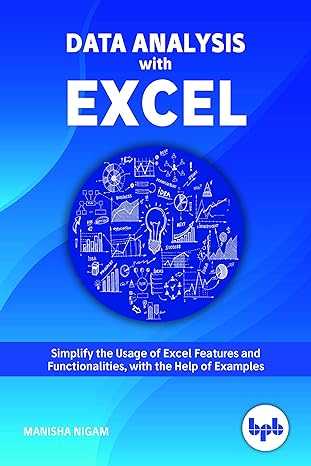 data analysis with excel tips and tricks to kick start your excel skills 1st edition manisha nigam