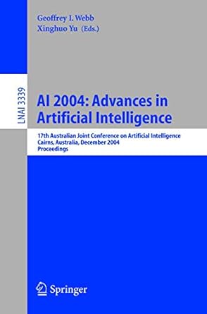 ai 2004 advances in artificial intelligence 17th australian joint conference on artificial intelligence