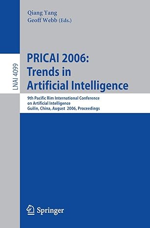 pricai 2006 trends in artificial intelligence 9th pacific rim international conference on artificial