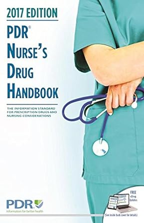 pdr nurses drug handbook 2017 2017th edition pdr staff 1563638363, 978-1563638367