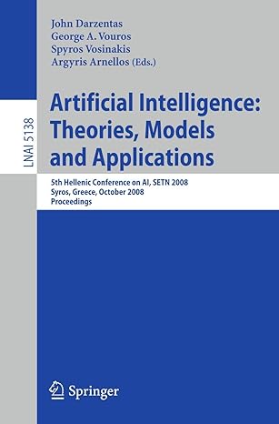 artificial intelligence theories models and applications 5th hellenic conference on ai setn 2008 syros greece