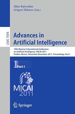 advances in artificial intelligence 10th mexican international conference on artificial intelligence micai