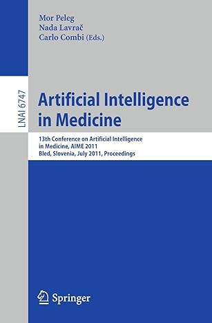 artificial intelligence in medicine 13th conference on artificial intelligence in medicine aime 2011 bled