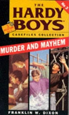 the hardy boys murder and mayhem too many traitors blood relations line of fire 1st edition franklin w dixon