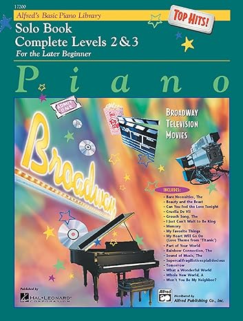 alfreds basic piano library top hits solo book complete bk 2 and 3 for the later beginner 1st edition e l