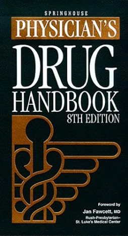 physicians drug handbook 8th edition lippincott williams wilkins 0874349877, 978-0874349870