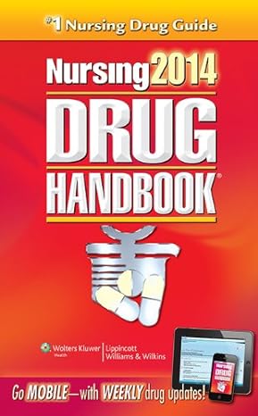 nursing drug handbook 2014 34th edition lippincott williams wilkins 1451186355, 978-1451186352