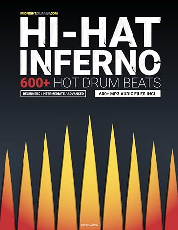 hi hat inferno 600+ hot drum beats learning how to play drums for ambitious beginners and intermediate and