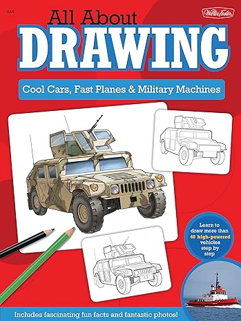 all about drawing cool cars fast planes and military machines 1st edition tom lapadula 1600582354,