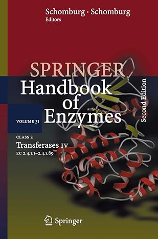 class 2 transferases iv ec 2 4 1 1 2 4 1 89 1st edition dietmar schomburg ,ida schomburg ,a chang 3662500736,