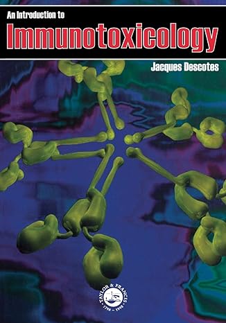 introduction to immunotoxicology 1st edition jacques descotes 0748403078, 978-0748403073