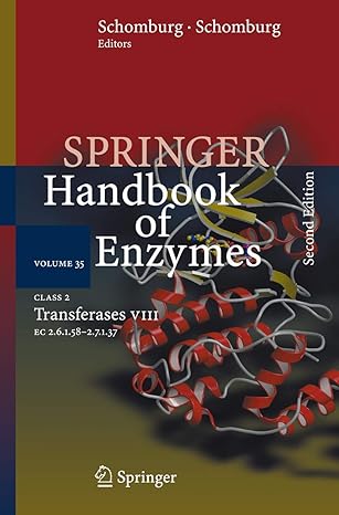 class 2 transferases viii ec 2 6 1 58 2 7 1 37 1st edition dietmar schomburg ,ida schomburg ,a chang