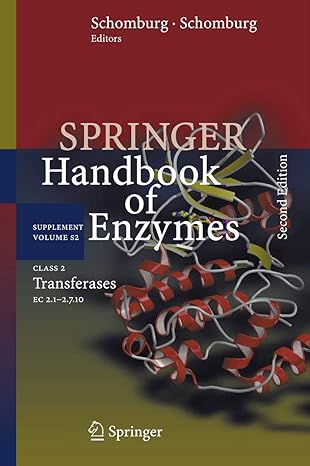 class 2 transferases ec 2 1 2 7 10 1st edition dietmar schomburg ,ida schomburg ,antje chang 3662502194,