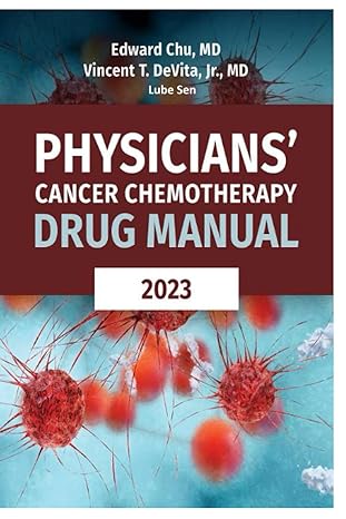 physicians cancer chemotherapy drug manual 2023 1st edition lube sen b0c12552pd, 979-8389469051